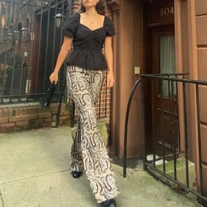 BRAND NEW Free People Paisley Flare Pant